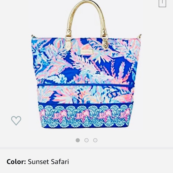 Lilly Pulitzer Handbags - Lilly Pulitzer Weekender Travel Tote Sunset Safari